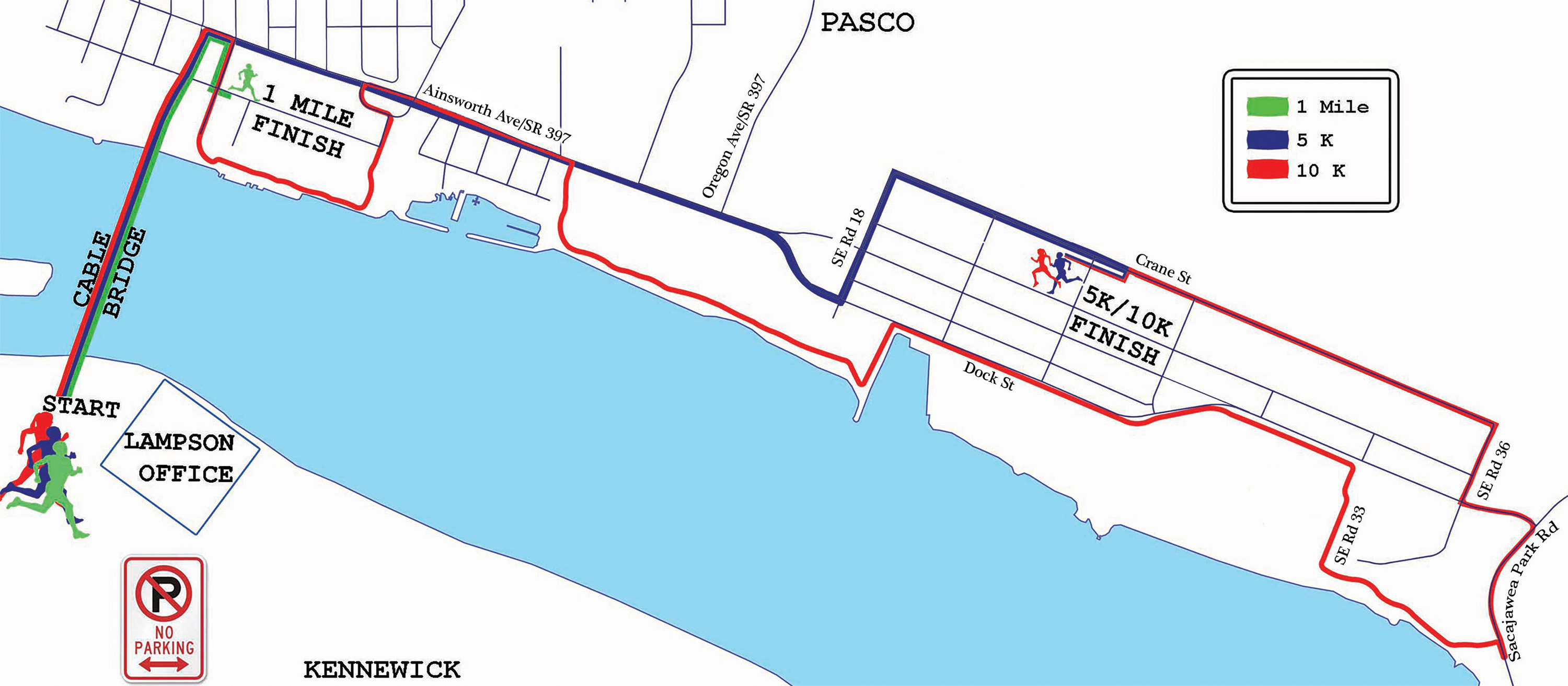 Race Preview 2018 Lampson Cable Bridge Run (Pasco, WA) Run Oregon